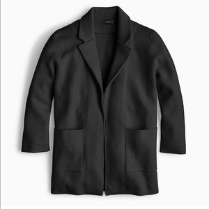 J. Crew Sweater Blazer NWT - Black - XXS
